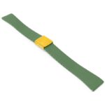 fk23.11.yg Main Green DASSARI Smooth Cut To Size CTS FKM Rubber Watch Band Strap 18mm 19mm 20mm 21mm 22mm