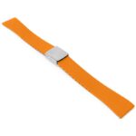 fk23.12.bs Main Orange DASSARI Smooth Cut To Size CTS FKM Rubber Watch Band Strap 18mm 19mm 20mm 21mm 22mm