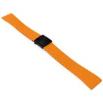 fk23.12.mb Main Orange DASSARI Smooth Cut To Size CTS FKM Rubber Watch Band Strap 18mm 19mm 20mm 21mm 22mm