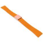 fk23.12.rg Main Orange DASSARI Smooth Cut To Size CTS FKM Rubber Watch Band Strap 18mm 19mm 20mm 21mm 22mm