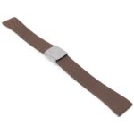 fk23.2.ps Main Brown DASSARI Smooth Cut To Size CTS FKM Rubber Watch Band Strap 18mm 19mm 20mm 21mm 22mm