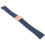 fk23.5.rg Main Navy Blue DASSARI Smooth Cut To Size CTS FKM Rubber Watch Band Strap 18mm 19mm 20mm 21mm 22mm