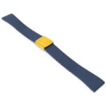 fk23.5.yg Main Navy Blue DASSARI Smooth Cut To Size CTS FKM Rubber Watch Band Strap 18mm 19mm 20mm 21mm 22mm