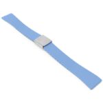 fk23.5a.bs Main Cornflower Blue DASSARI Smooth Cut To Size CTS FKM Rubber Watch Band Strap 18mm 19mm 20mm 21mm 22mm