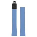 fk23.5a.mb Up Cornflower Blue DASSARI Smooth Cut To Size CTS FKM Rubber Watch Band Strap 18mm 19mm 20mm 21mm 22mm