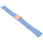 fk23.5a.rg Main Cornflower Blue DASSARI Smooth Cut To Size CTS FKM Rubber Watch Band Strap 18mm 19mm 20mm 21mm 22mm