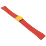 fk23.6.yg Main Red DASSARI Smooth Cut To Size CTS FKM Rubber Watch Band Strap 18mm 19mm 20mm 21mm 22mm