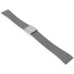 fk23.7.ps Main Grey DASSARI Smooth Cut To Size CTS FKM Rubber Watch Band Strap 18mm 19mm 20mm 21mm 22mm