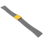 fk23.7.yg Main Grey DASSARI Smooth Cut To Size CTS FKM Rubber Watch Band Strap 18mm 19mm 20mm 21mm 22mm