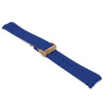 fk26.5.rg Angle Blue DASSARI FKM Rubber Watch Band Strap With Deployant Clasp for Omega Seamaster 20mm