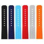 pu16 All Color Silicone Rubber Watch Band Strap