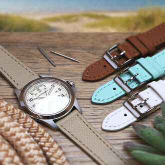 st38 Creative DASSARI Shoreline Leather Watch Band Strap with quick release 10mm 12mm 14mm 16mm 18mm 19mm 20mm 21mm 22mm 23mm 24mm