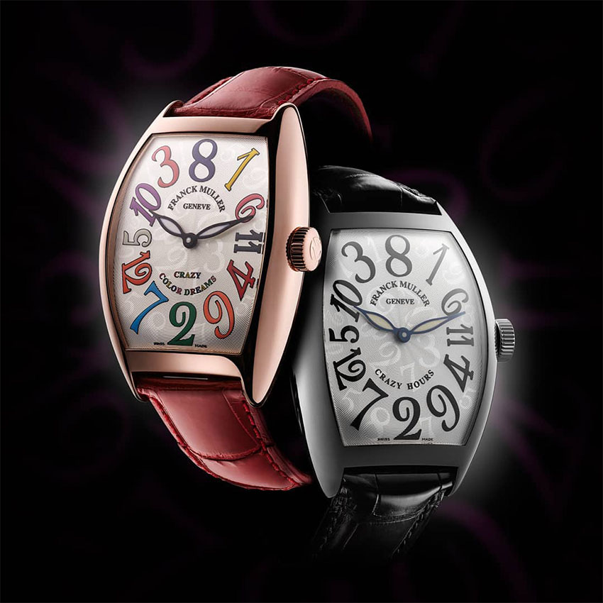 most unique watches franck muller crazy hours