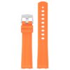 fk24.12 Up Orange DASSARI Fitted FKM Rubber Watch Band Strap For Omega Seamaster 20mm
