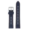 kd7.5.12 Up Blue & Orange DASSARI Perforated Sailcloth Watch Band Strap 19mm 20mm 22mm