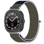 s.ny12.7.5 Front Grey Blue StrapsCo Nylon Comfort Watch Band Strap for Samsung Galaxy Watch Ultra