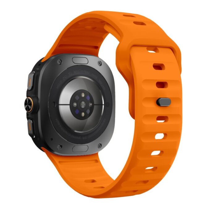 s.r37.12 Back Orange StrapsCo Active Band Watch Strap for Samsung Galaxy Watch Ultra