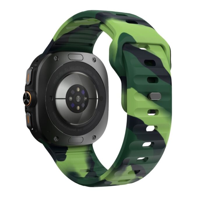 s.r37.1b Back Camo Green StrapsCo Active Band Watch Strap for Samsung Galaxy Watch Ultra