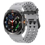 s.r38.7 Front Grey StrapsCo Motion Watch Band Strap for Samsung Galaxy Watch Ultra