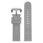 st29.7 up Grey Heavy Duty Suede Watch Strap