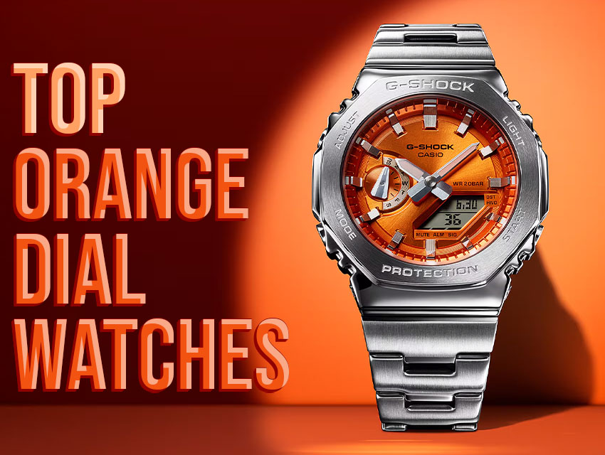 top orange dial watches header