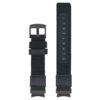 Up Black StrapsCo Rugged Canvas Watch Band Strap with Black Adapter