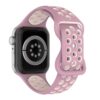 a.r24.18.13 Back Mauve & Pink StrapsCo Rubber ColorBlock Active Watch Band Strap For Apple Watch