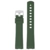 fk24.11 Up Green DASSARI Fitted FKM Rubber Watch Band Strap For Omega Seamaster 20mm