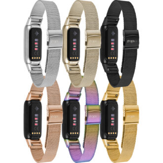 m111 All Color StrapsCo Pro Mesh Stainless Steel Watch Band Strap for Fitbit Luxe