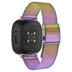 m111 Opal StrapsCo Pro Mesh Stainless Steel Watch Band Strap for Fitbit Sense & Versa 3