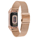 m111 Rose Gold StrapsCo Pro Mesh Stainless Steel Watch Band Strap for Fitbit Charge 5 & 6