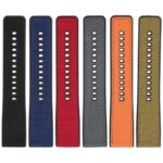 pu19 All Color StrapsCo Balistic Nylon Hybrid Watch Band Strap 20mm 22mm 24mm