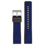 pu19.5 Up Blue StrapsCo Balistic Nylon Hybrid Watch Band Strap 20mm 22mm 24mm