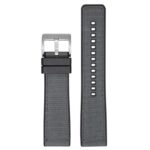 pu19.7 Up Grey StrapsCo Balistic Nylon Hybrid Watch Band Strap 20mm 22mm 24mm