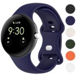 pw.r1 Gallery Blue StrapsCo Active Band Google Pixel Watch 3 45mm