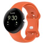 pw.r1.12 Front Orange StrapsCo Active Band Google Pixel Watch 3 45mm