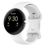 pw.r1.22 Front White StrapsCo Active Band Google Pixel Watch 3 45mm