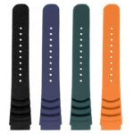 r.sk5 All Color StrapsCo Wave Rugged Rubber Watch Band Strap 22mm Seiko Diver