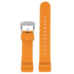 r.sk7.12 Up Orange StrapsCo Wave Pebbled Rubber Watch Band Strap 22mm Seiko Diver