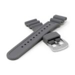 r.sk7.7 Cross Grey StrapsCo Wave Pebbled Rubber Watch Band Strap 22mm Seiko Diver