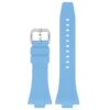 ts.r1.5b Up Baby Blue DASSARI Fitted FKM Strap For Tissot PRX 40mm