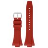 ts.r1.6 Up Red DASSARI Fitted FKM Strap For Tissot PRX 40mm