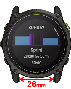 Garmin Enduro 3 Strap Size Lug Width