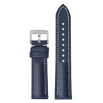 kd4.5.22 Up Blue & White DASSARI Sailcloth Watch Band Strap 19mm 20mm 21mm 22mm