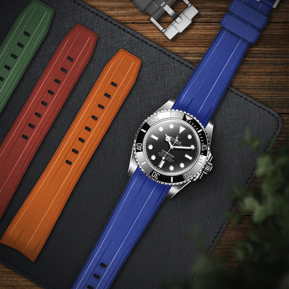 DASSARI Fitted 21mm FKM Strap For Rolex Submariner StrapsCo dassari-fitted-21mm-fkm-strap-for-rolex-submariner-strapsco