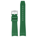 r.rx10.11 Up Green DASSARI Fitted 21mm FKM Watch Band Strap For Rolex Submariner