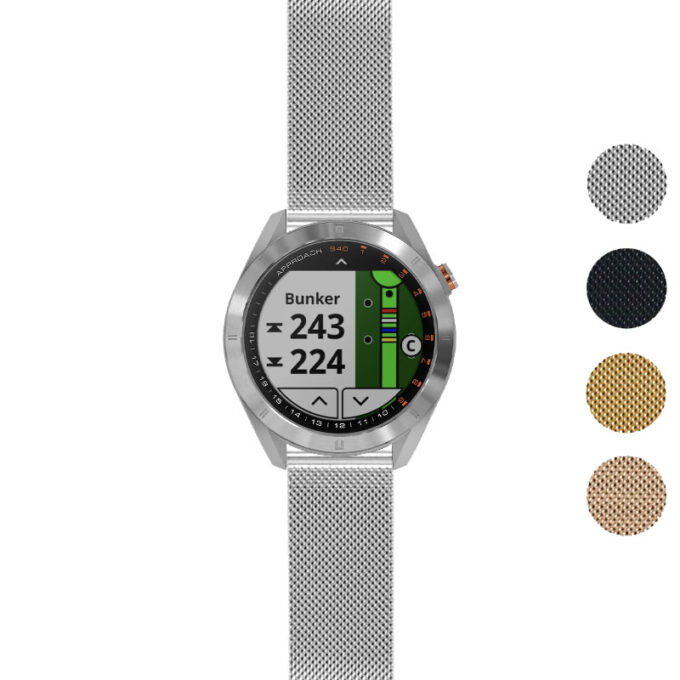 Gallery as40.g.m111 Silver StrapsCo Pro Mesh Stainless Steel Watch Band Strap
