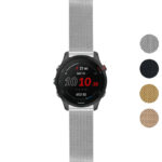 Gallery f255s.g.m111 Silver StrapsCo Pro Mesh Stainless Steel Watch Band Strap