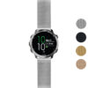 Gallery f645.g.m111 Silver StrapsCo Pro Mesh Stainless Steel Watch Band Strap