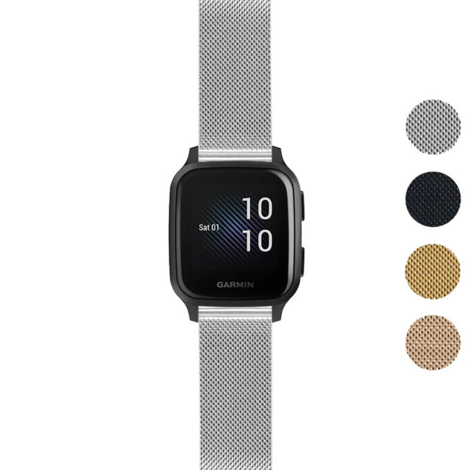 Gallery vsq.g.m111 Silver StrapsCo Pro Mesh Stainless Steel Watch Band Strap